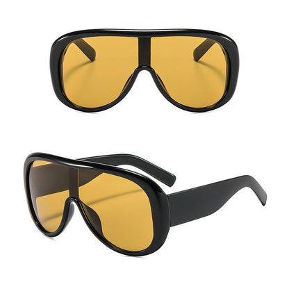 Dame Solbriller Techsuit 89337, Sorte Gule