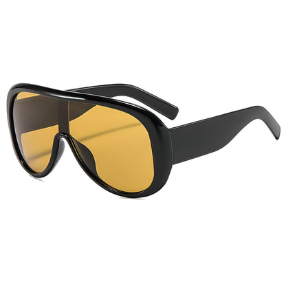 Dame Solbriller Techsuit 89337, Sorte Gule