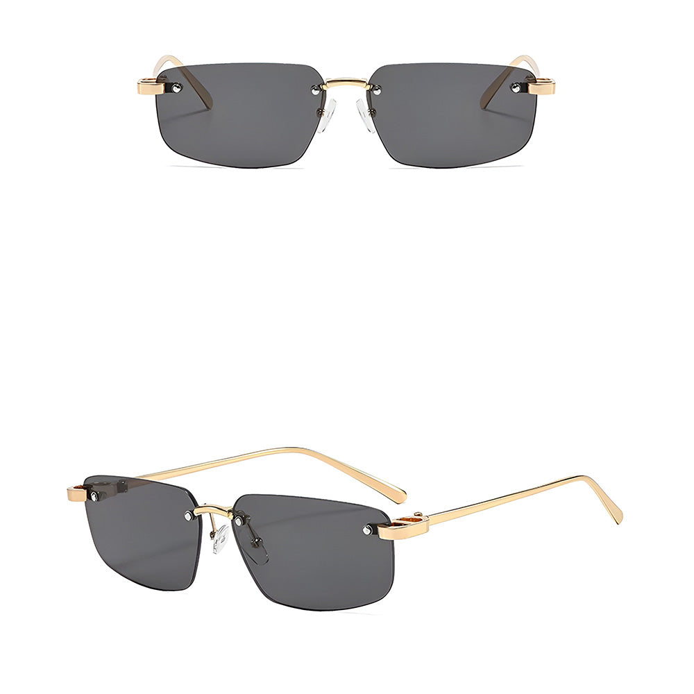 Unisex solbriller Techsuit S098, Guld og sort