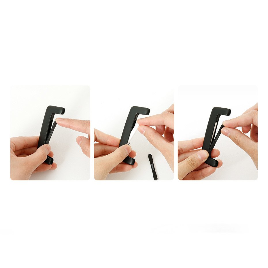 Bil Luftfrisker Baseus Paddle Ultrathin, Sort SUXUN-BP01