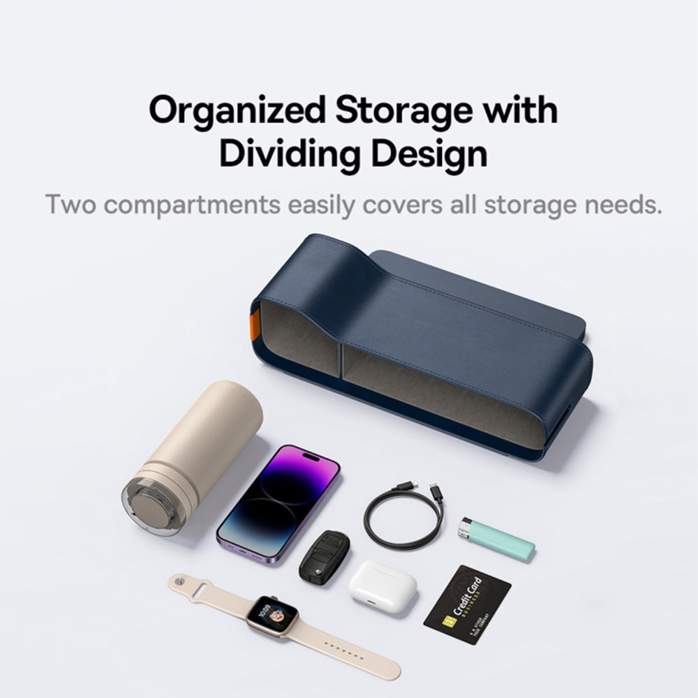 Baseus OrganizeFun bilorganisator til rummet mellem konsollen og sædet, Blå C20256502311-00