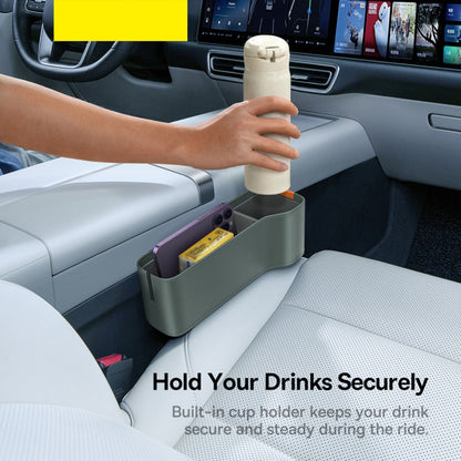 Baseus OrganizeFun bilorganisator til rummet mellem konsollen og sædet, Grå C20256502831-00