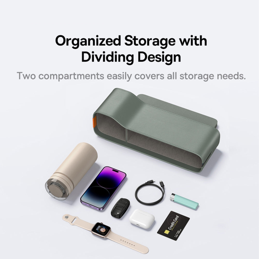 Baseus OrganizeFun bilorganisator til rummet mellem konsollen og sædet, Grå C20256502831-00