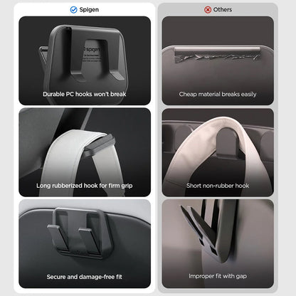 Spigen Car Organizer with rear seat mounting for Tesla Y / 3, Set of 2 pieces ACP11563