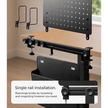 Spigen LD406 skrivebordsorganisator i metal, sort AHP11401