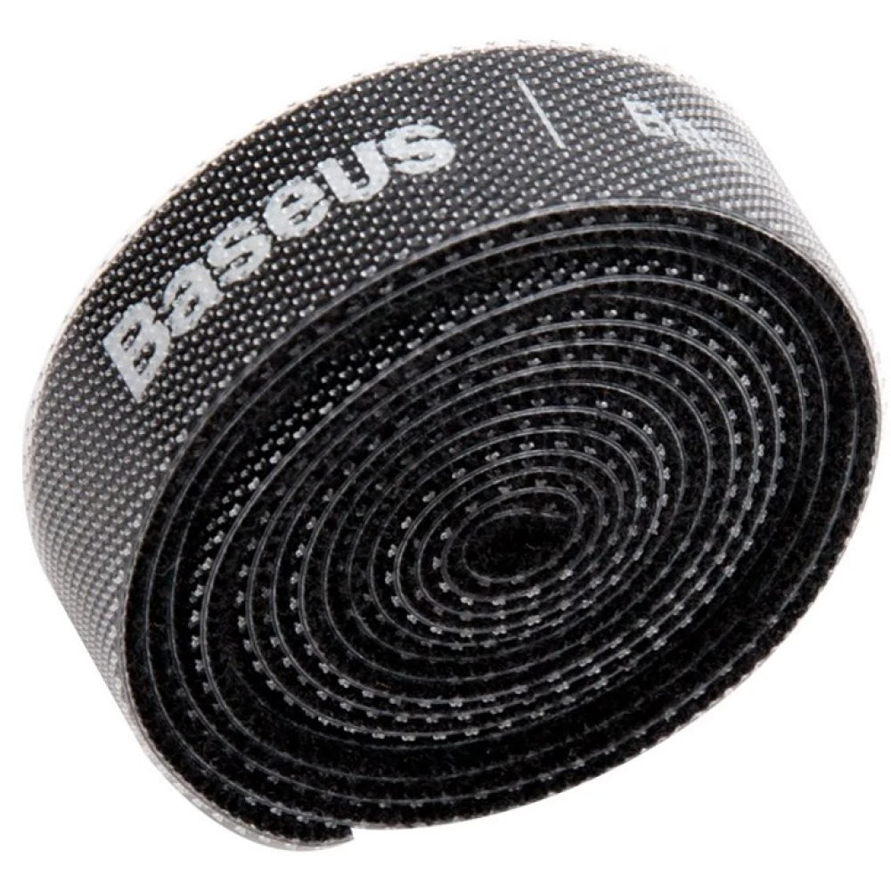 Organizer til kabler Baseus Circle, Velcro, 1m, Sort ACMGT-E01