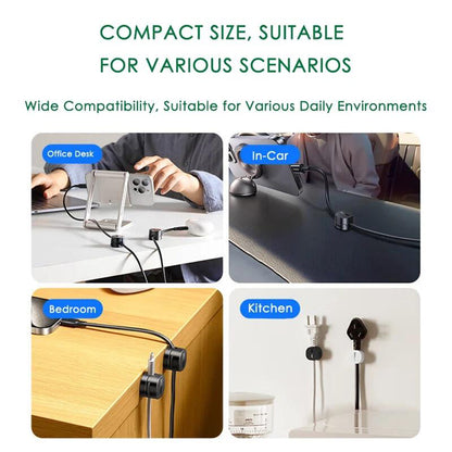 Kabelorganisator UGREEN LP886, Sæt med 3 Stykker, Sort