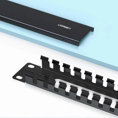 UGREEN NW128 Kabelorganisator, 24 Porte, Sort