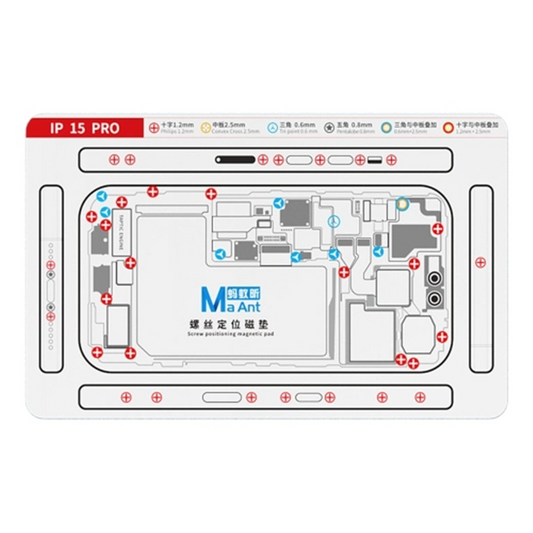 MaAnt Magnetisk Skruepude til Apple iPhone 15 Pro / 15 Pro Max
