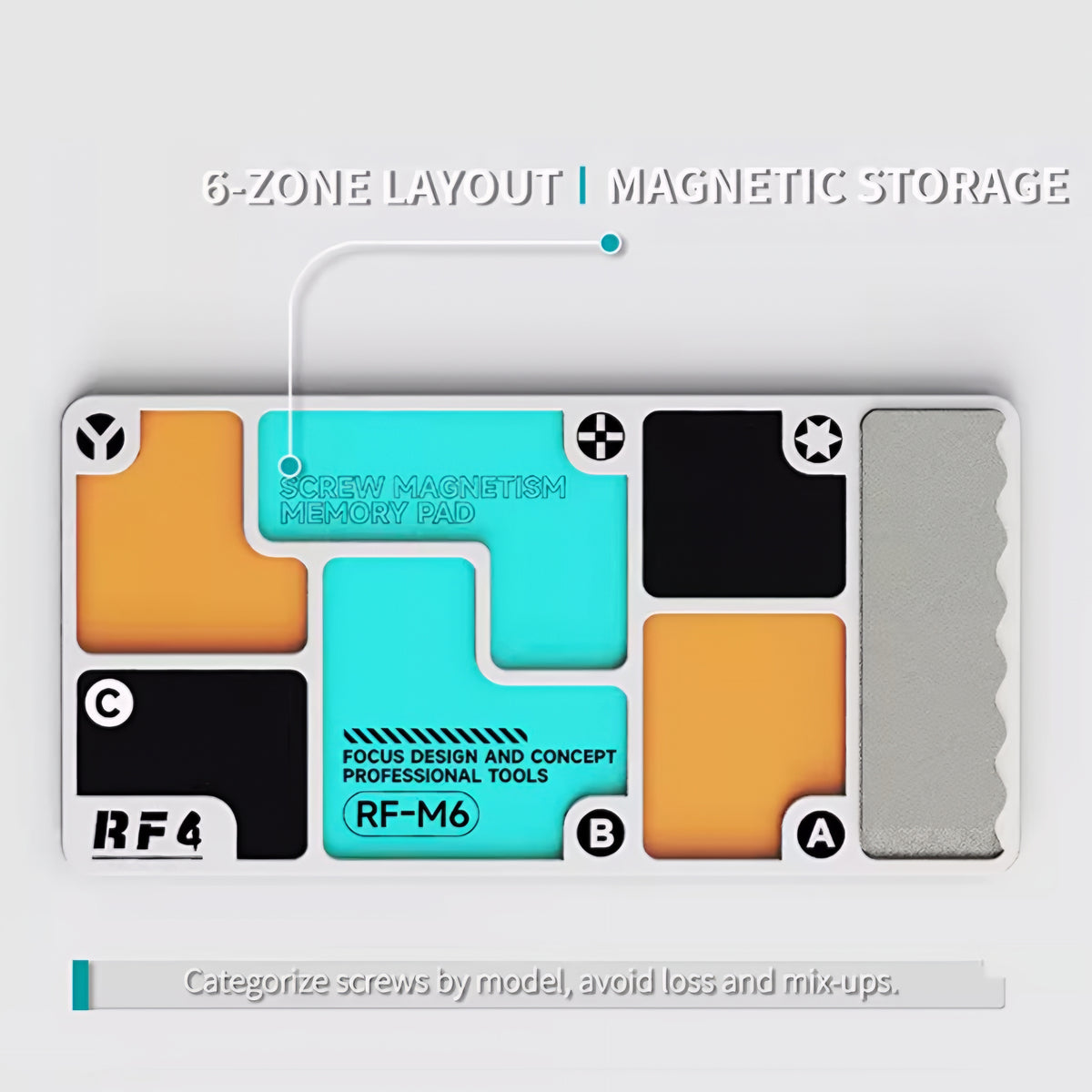Magnetisk Skruepude RF4 RF-M6