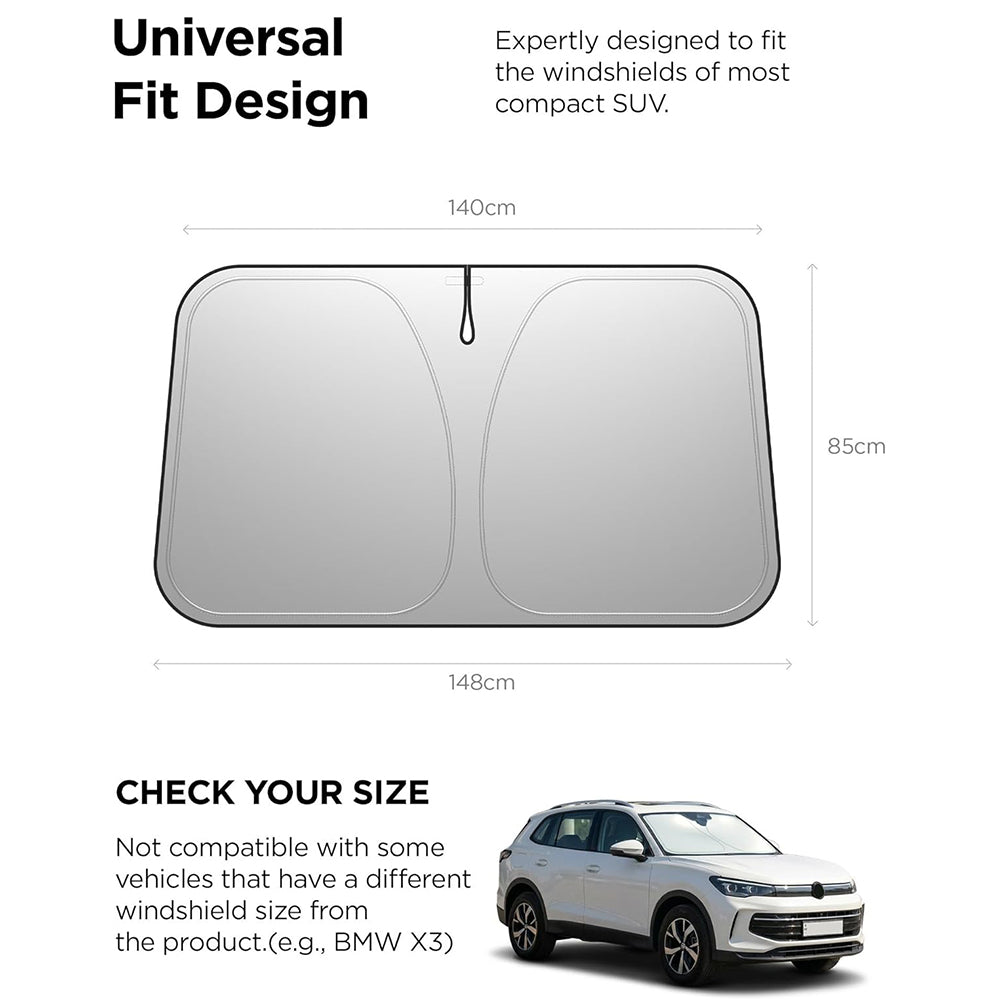 Spigen UO260 bilsolskærm til forrude, 85 cm x 148 cm ACP11460