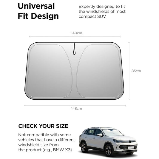 Spigen UO260 bilsolskærm til forrude, 85 cm x 148 cm ACP11460