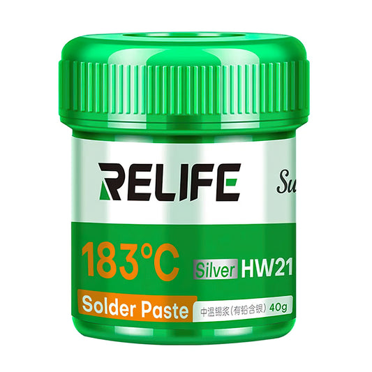 Flussmiddel Relife HW21, 40g, Smeltepunkt 183 grader
