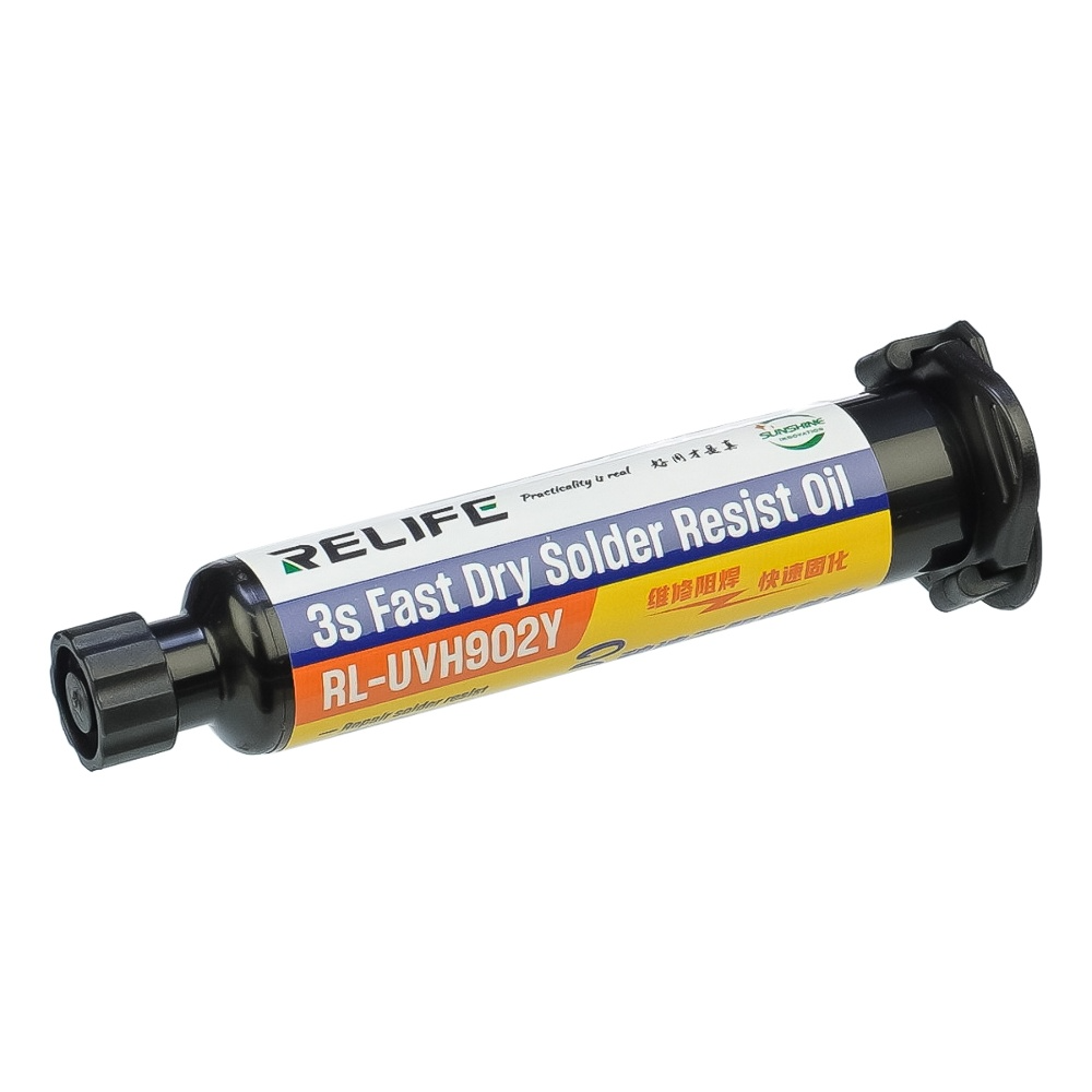 Relife RL-UVH902Y UV-maskepasta, 10 ml, Gul
