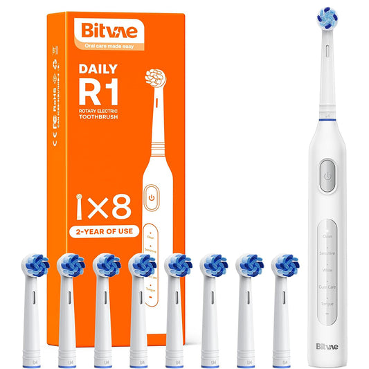 Elektrisk Tandbørste Bitvae R1, Hvid