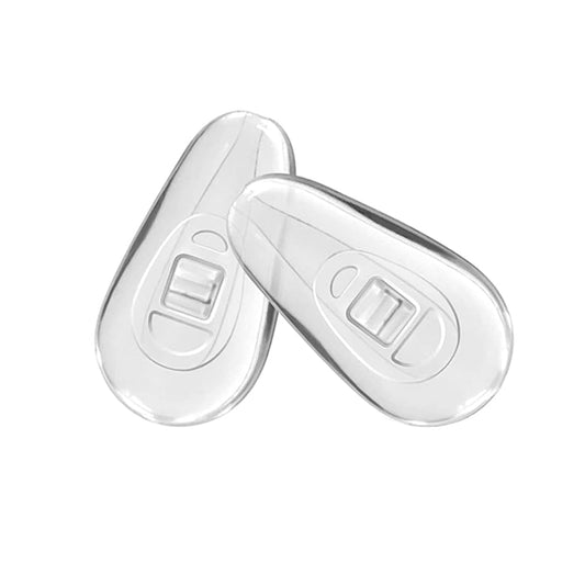 Silikonepuder til briller og Techsuit ST1 skruetrækker, sæt med 10 stykker, gennemsigtige