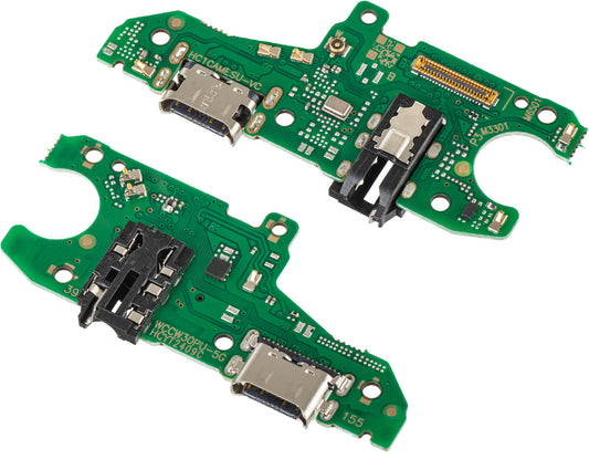 Audio-, opladnings- og mikrofonkort til Honor X7