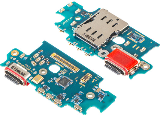 Opladerstik - Mikrofon - SIM-kortlæser Modul Samsung Galaxy S24+ S926, Servicepakke GH96-16542A