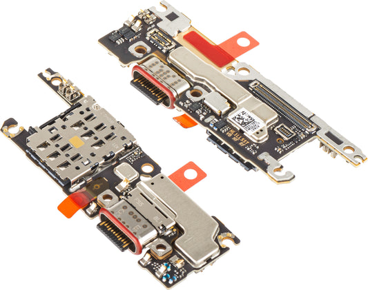 Plade med Opladningsstik - Mikrofon - SIM-kortlæser Modul Huawei Pura 80 Pro, Servicepakke 02357ECW