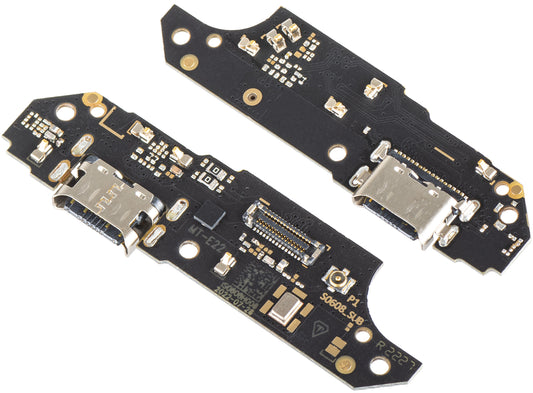 Motorola Moto E22 Microphone Charging Connector Board 