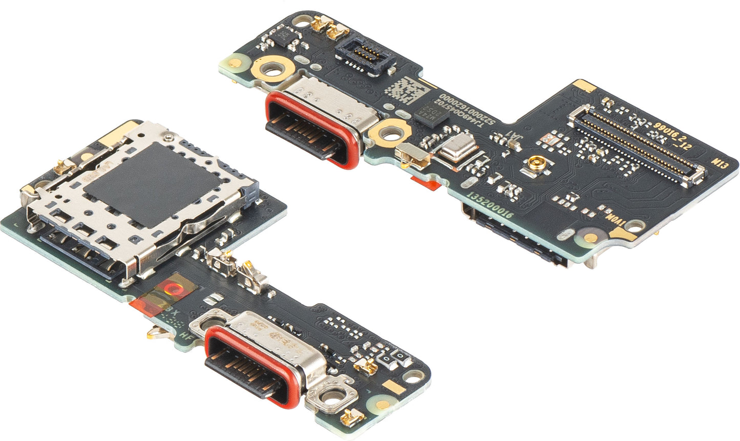 Plade med opladningsstik - Mikrofon - SIM-kortlæsermodul Xiaomi Redmi Note 14 Pro 5G, Service Pack 56002600O1600