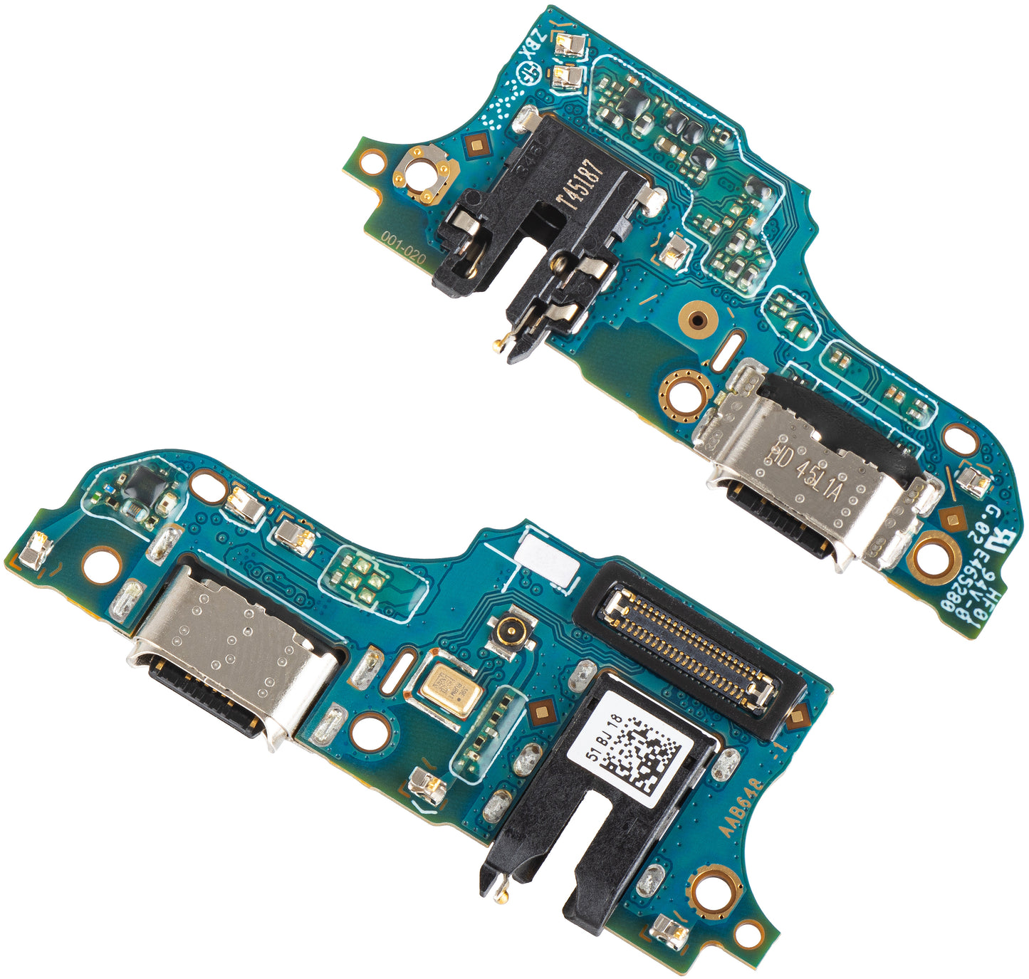 Plade med opladningsstik - Audio - Mikrofon Realme C53, Servicepakke 621024000023