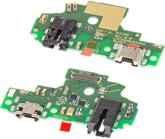 Opladningskort med stik - Audio - Mikrofon Honor 9 Lite, Swap 02351SYN