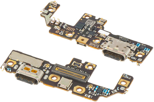 Opladningskort med stik - Mikrofon Motorola Razr 40 Ultra, Swap