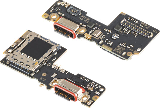 Opladningsstikplade - Mikrofon - SIM-kortlæsermodul Xiaomi Poco X7