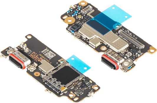 Plade med Opladningsstik - Mikrofon - SIM-kortlæsermodul Motorola Edge (2025), Servicepakke 5B28C32287