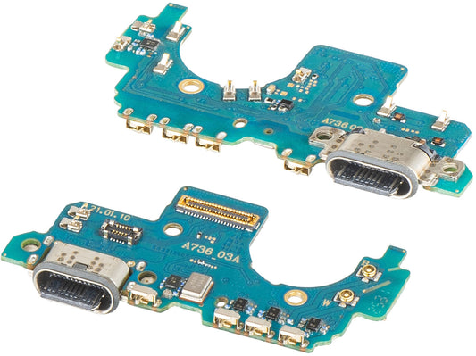 Opladningsstikplade - Mikrofon Samsung Galaxy A73 5G A736