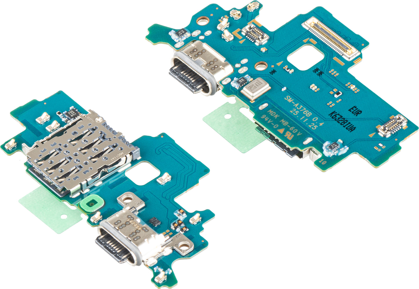 Opladningsstik - Mikrofon - SIM-kortlæsermodul til Samsung Galaxy A37 5G, Servicepakke GH96-21038A
