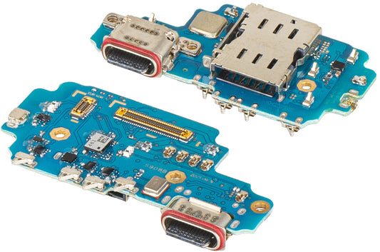 Opladningsstikplade - Mikrofon - SIM-kortlæsermodul Samsung Galaxy S22 Ultra 5G S908