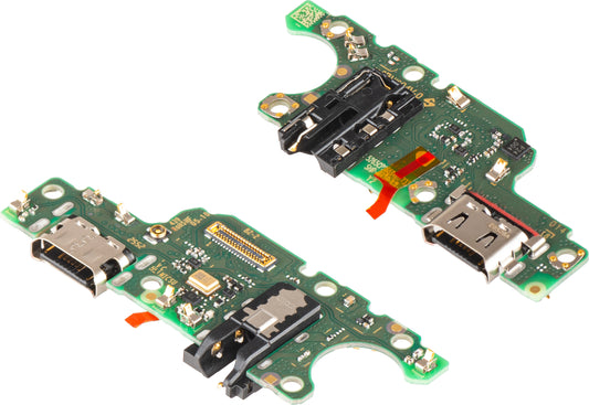 Plade med opladningsstik - lyd - mikrofon Honor X6c, servicepakke 0235APGR