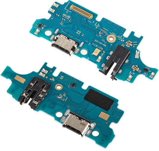 Opladnings-, lyd- og mikrofonstikplade til Samsung Galaxy A15 5G A156 / A15 A155