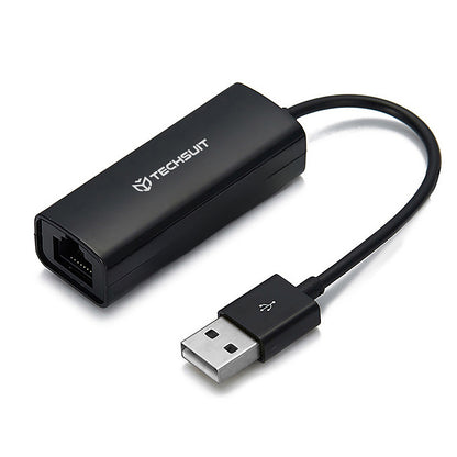 Netværkskort Techsuit AC19, RJ45, USB, Sort