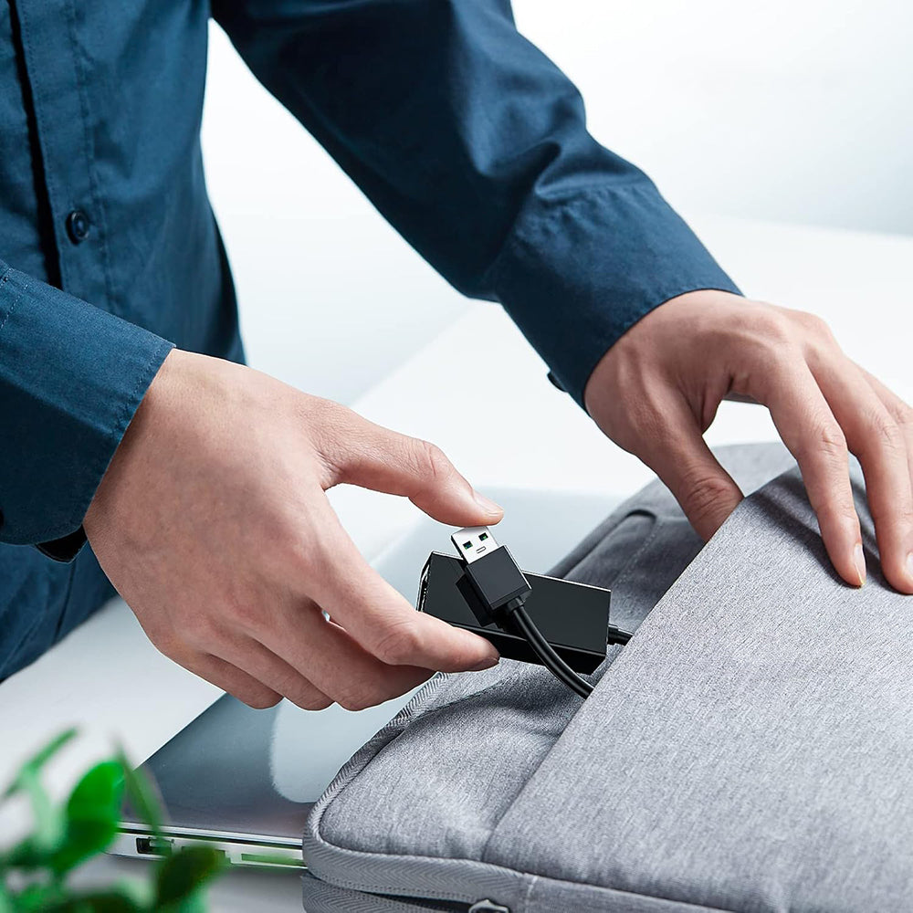 Netværkskort Techsuit AC19, RJ45, USB, Sort