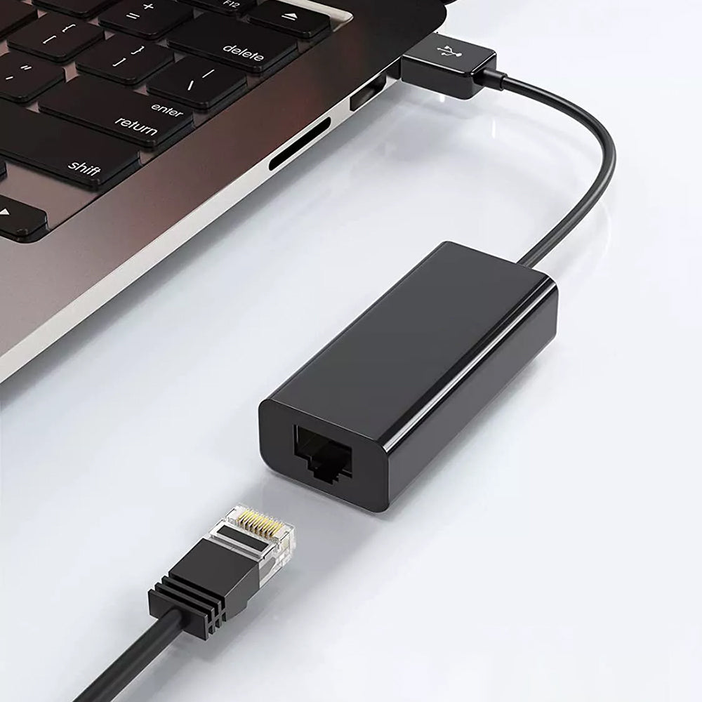 Netværkskort Techsuit AC19, RJ45, USB, Sort