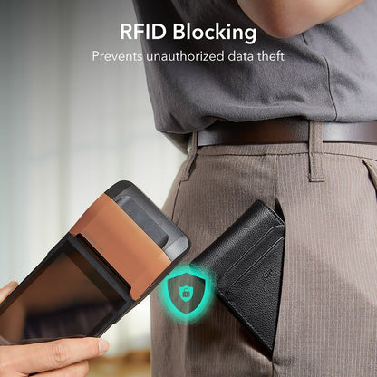 ESR Classic Geo pung med Find My funktion og RFID beskyttelse, Sort