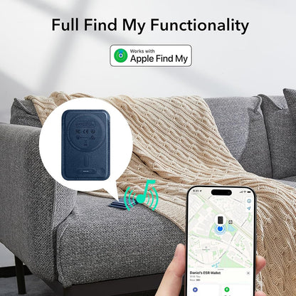 Magsafe pung, ESR, Classic Geo, Marineblå