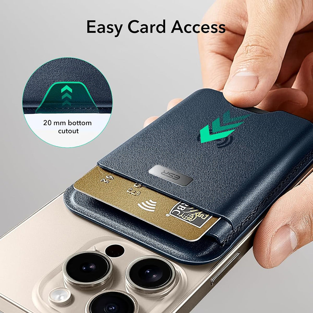 Magsafe pung, ESR, Classic Geo, Marineblå