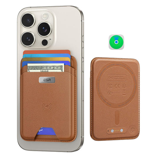 Magsafe pung, ESR, Classic Geo, Brun