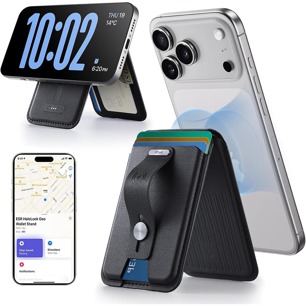 MagSafe pung, ESR, Find my Wallet, Sort