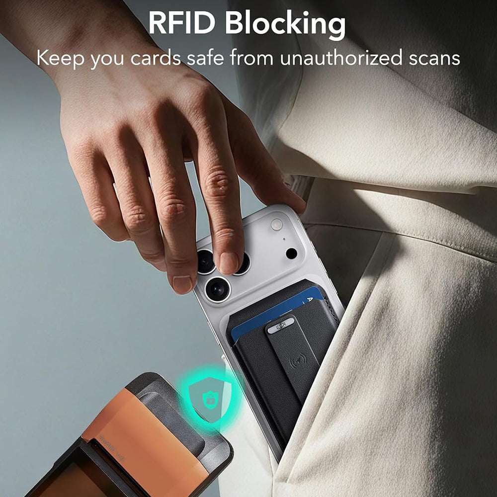 MagSafe pung, ESR, Find my Wallet, Sort