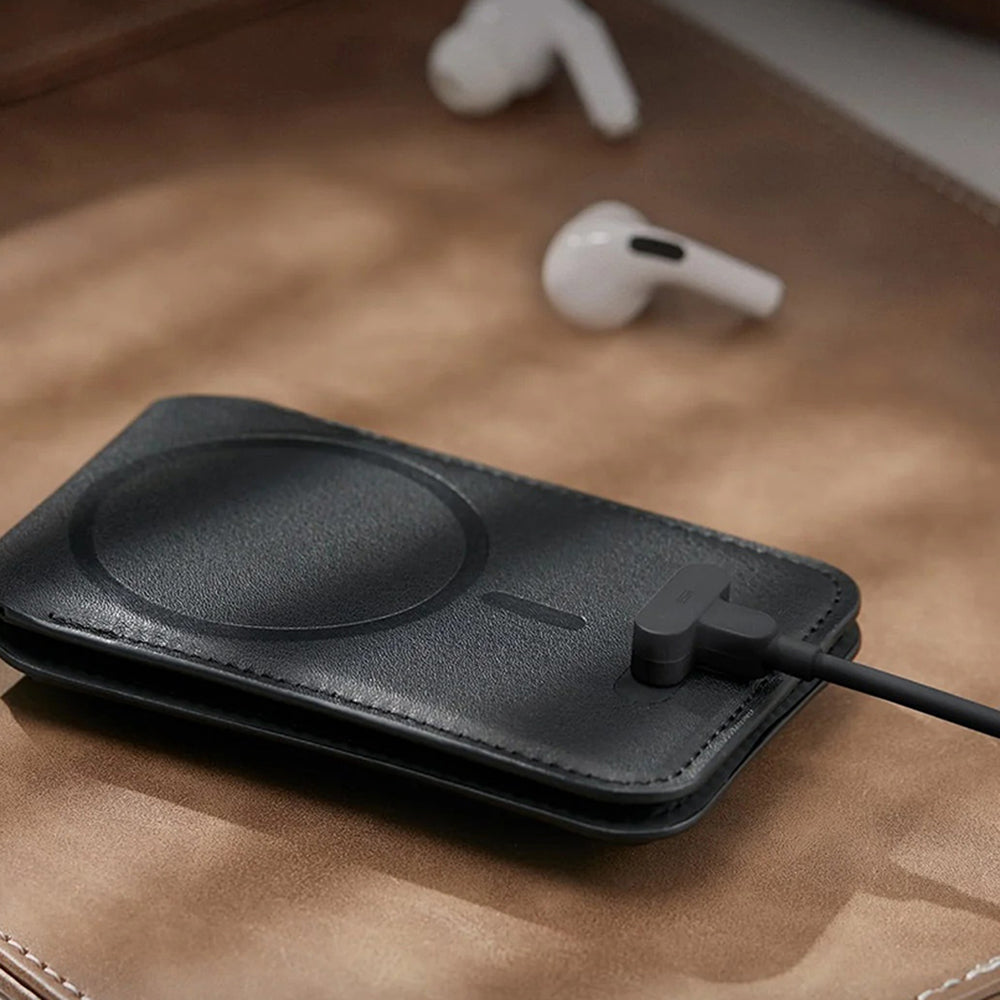 MagSafe pung, ESR, Find my Wallet, Brun