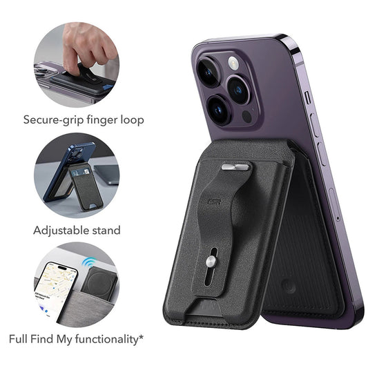 MagSafe pung, ESR, Find my Wallet, Brun