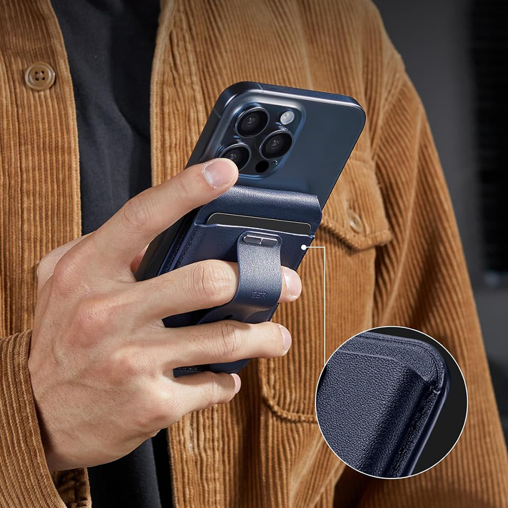 Magsafe pung, ESR, Find my Wallet, Marineblå