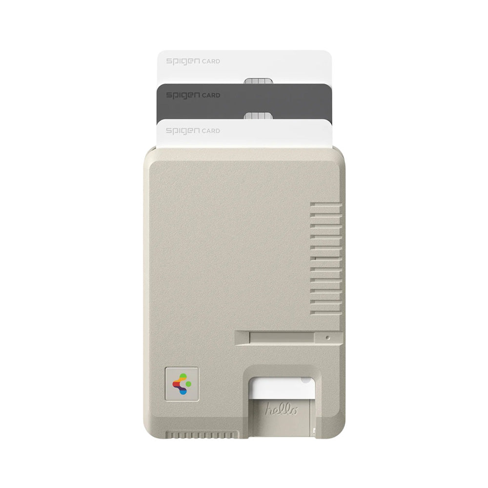 MagSafe Pung, Spigen, Classic LS, Beige AFA10949