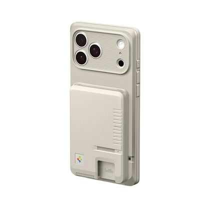 MagSafe Pung, Spigen, Classic LS, Beige AFA10949