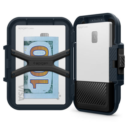 Magsafe pung, Spigen, Lock Fit, Sort